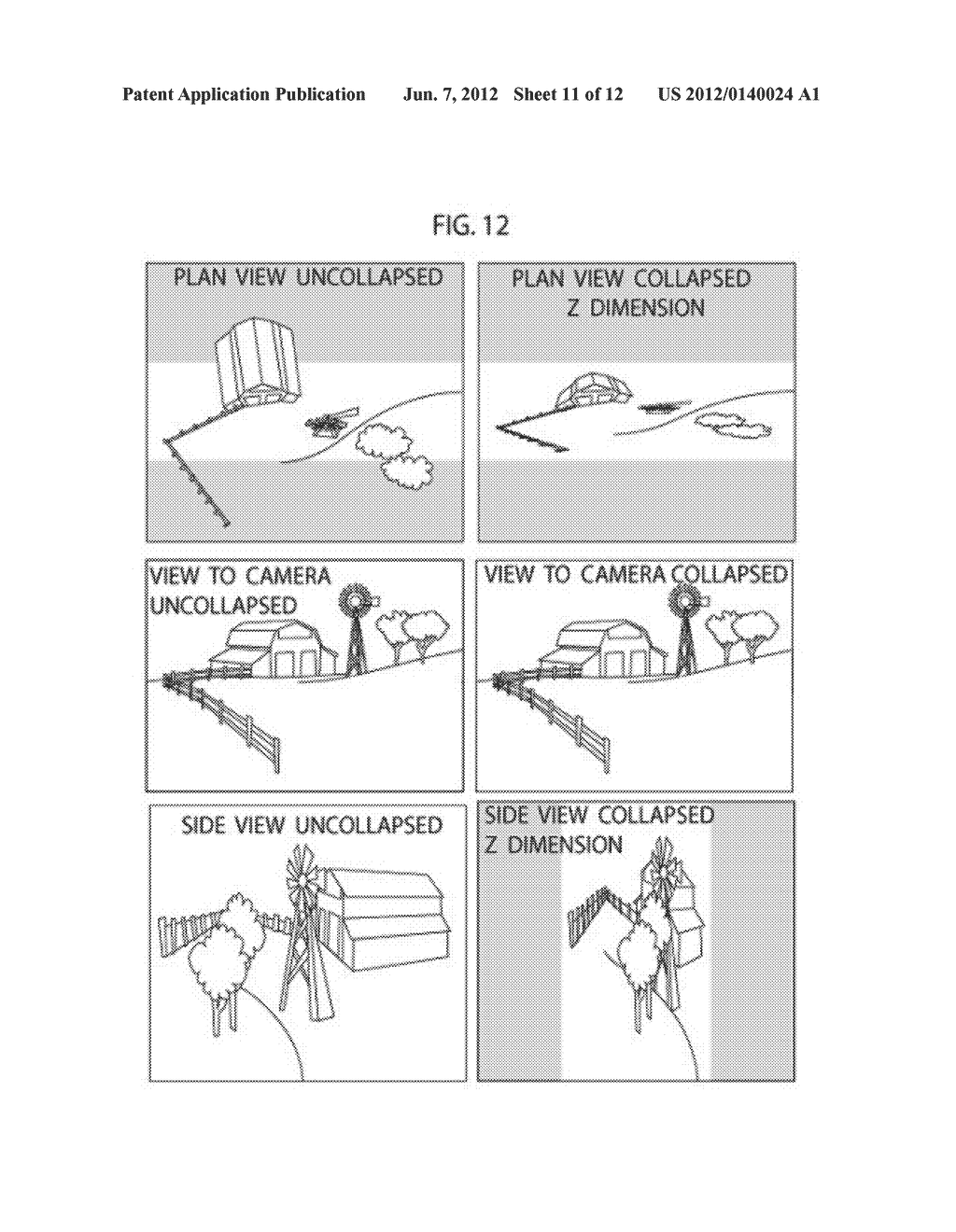 Method of displaying an enhanced three-dimensional images - diagram, schematic, and image 12