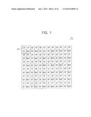 COLOR FILTER ARRAY, IMAGE SENSOR HAVING THE SAME, AND IMAGE PROCESSING     SYSTEM HAVING THE SAME diagram and image