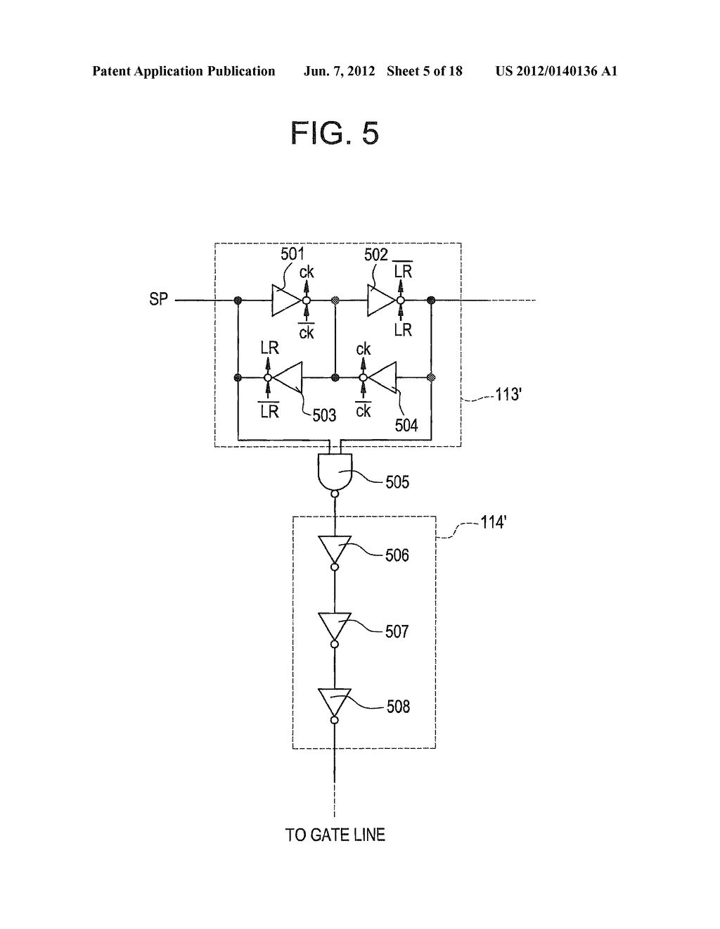 DRIVING CIRCUIT OF A SEMICONDUCTOR DISPLAY DEVICE AND THE SEMICONDUCTOR     DISPLAY DEVICE - diagram, schematic, and image 06