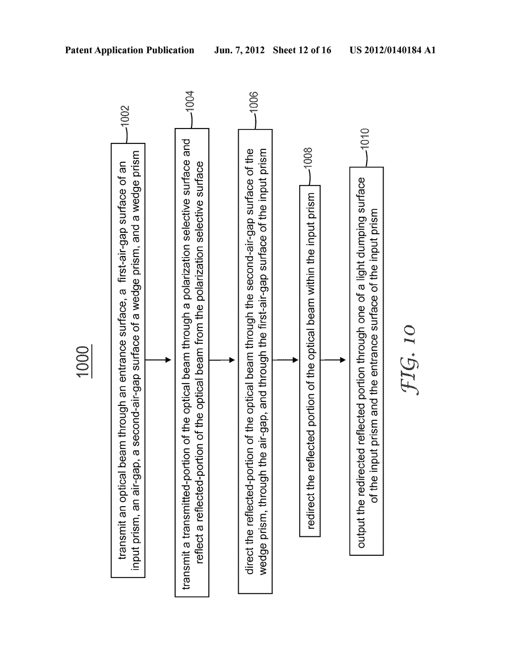 DUAL TOTAL INTERNAL REFLECTION POLARIZING BEAMSPLITTER - diagram, schematic, and image 13