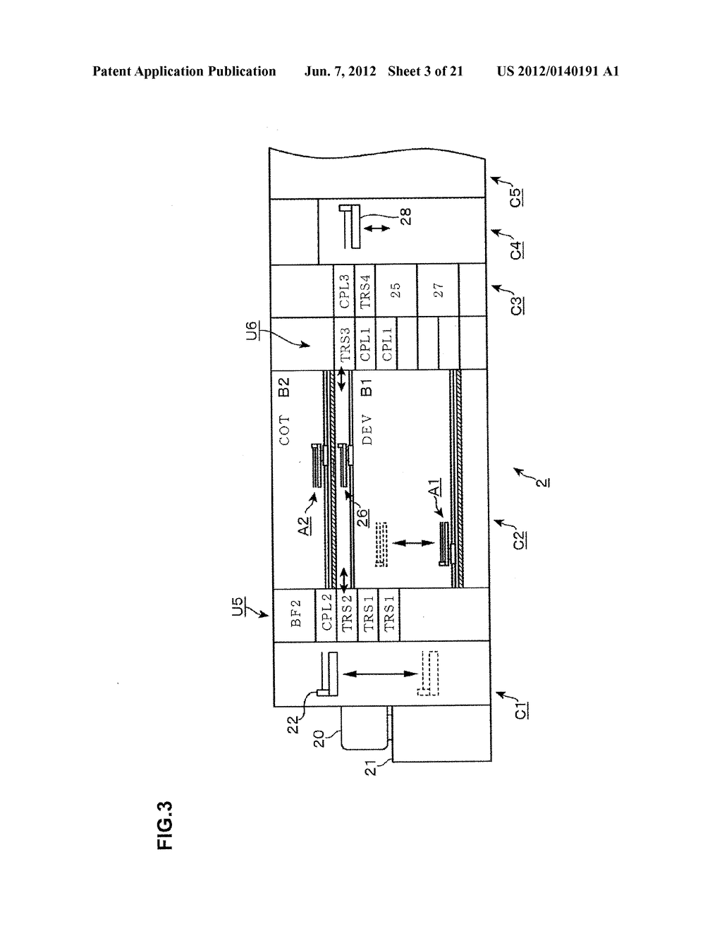 COATING AND DEVELOPING APPARATUS, COATING AND DEVELOPING METHOD, AND     STORAGE MEDIUM - diagram, schematic, and image 04