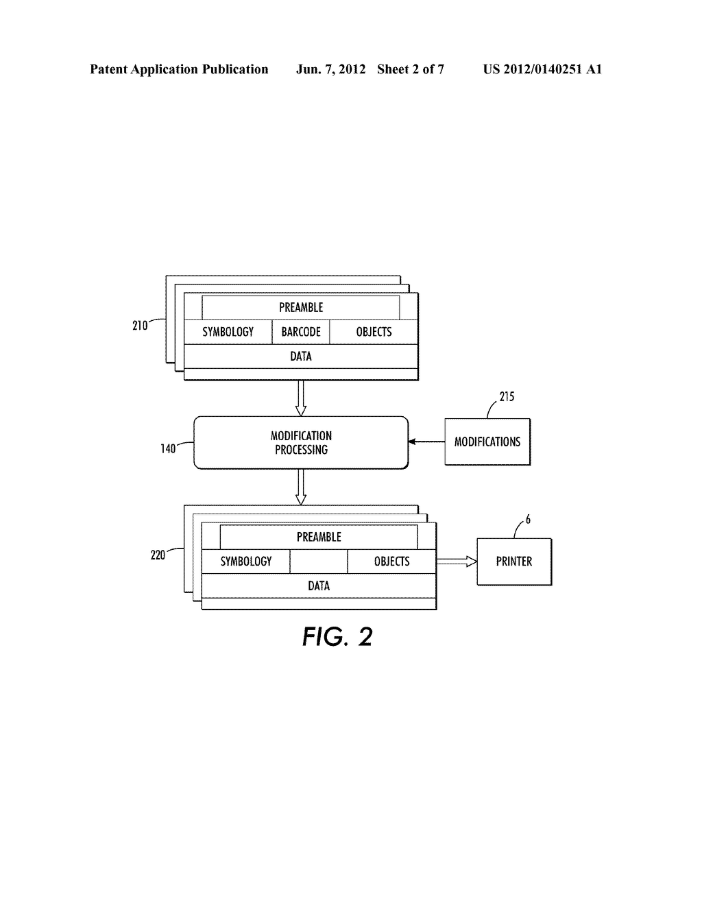 METHOD AND APPARATUS FOR READING AND REPLACING CONTROL AND/OR     IDENTIFICATION DATA IN A PRINT IMAGE TO SUPPORT DOCUMENT TRACKING, FLOW     CONTROL, AND SECURITY - diagram, schematic, and image 03