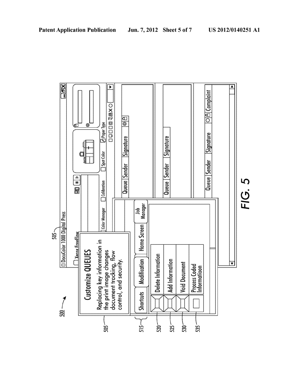 METHOD AND APPARATUS FOR READING AND REPLACING CONTROL AND/OR     IDENTIFICATION DATA IN A PRINT IMAGE TO SUPPORT DOCUMENT TRACKING, FLOW     CONTROL, AND SECURITY - diagram, schematic, and image 06