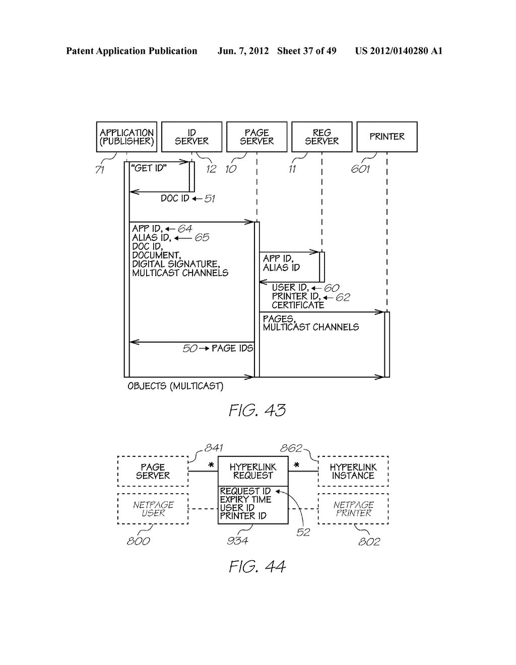 ELECTRONICALLY TRANSMITTED DOCUMENT DELIVERY THROUGH INTERACTION WITH     PRINTED DOCUMENT - diagram, schematic, and image 38