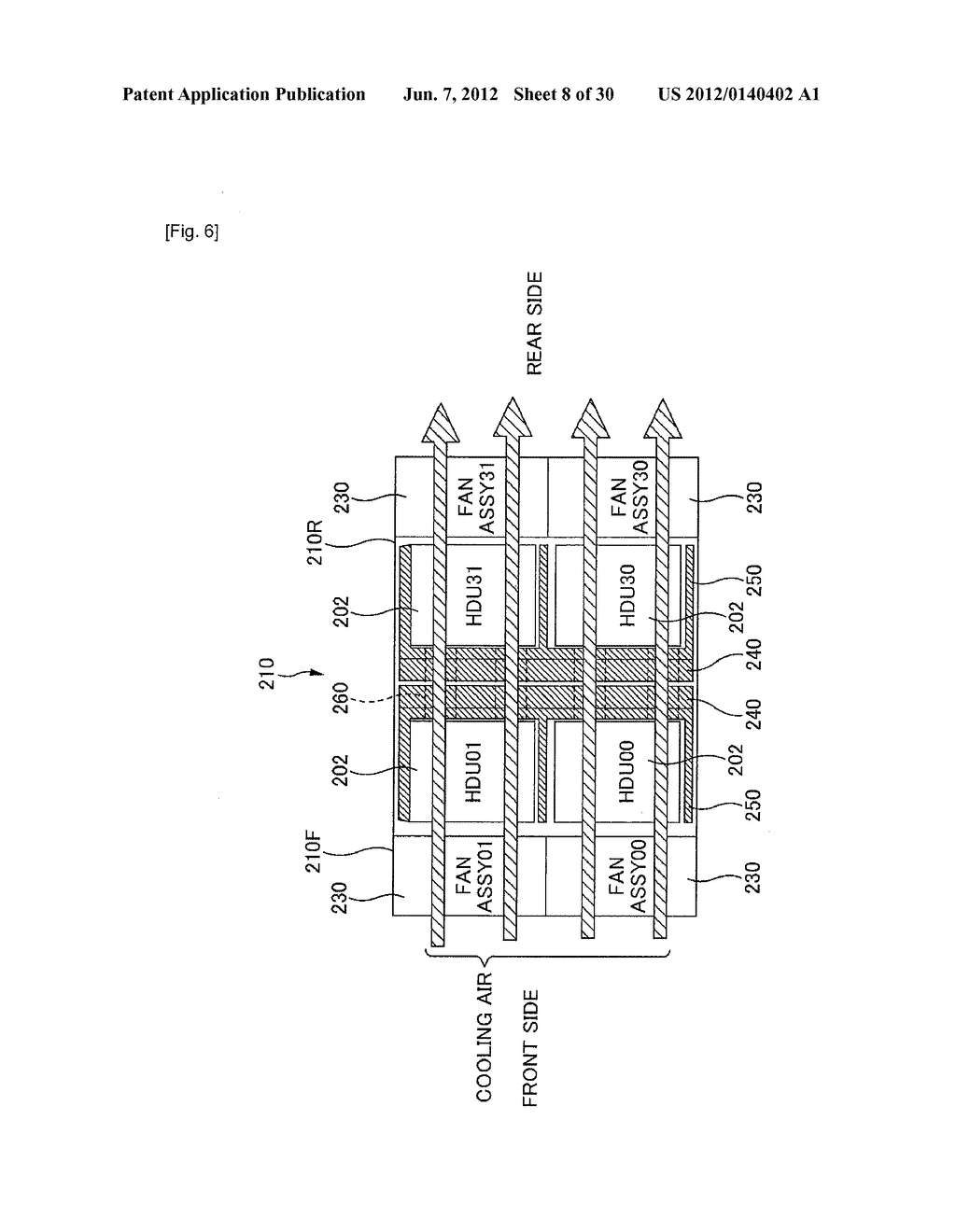 STORAGE APPARATUS AND METHOD OF CONTROLLING COOLING FANS FOR STORAGE     APPARATUS - diagram, schematic, and image 09