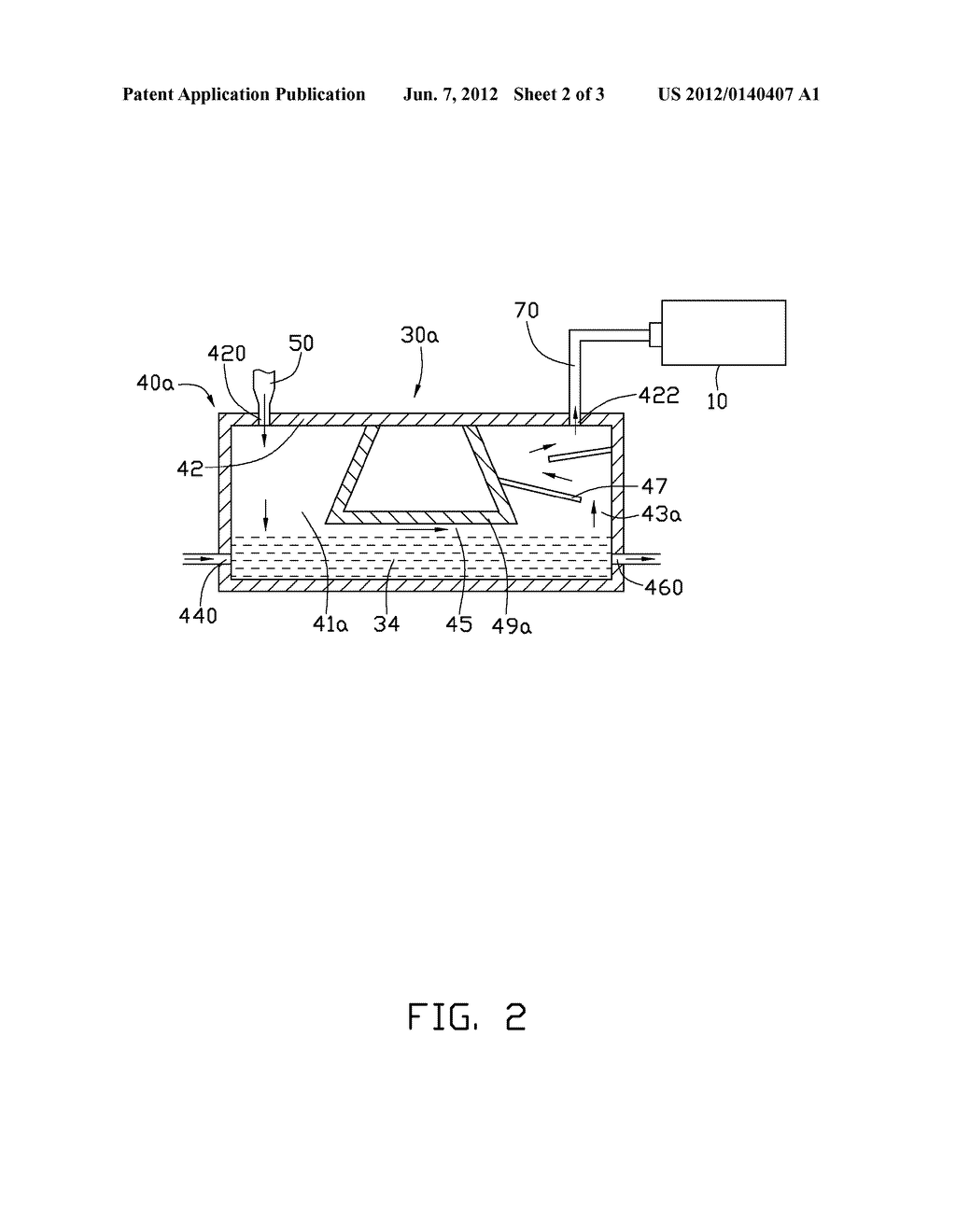 CONTAINER DATA CENTER AND VENTILATING SYSTEM THEREOF - diagram, schematic, and image 03