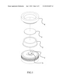 WATERPROOF LENS SWITCH ASSEMBLY FOR PORTABLE LIGHTING UNIT diagram and image