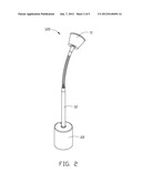 CABLE RECEIVING APPARATUS AND LAMP USING THE SAME diagram and image