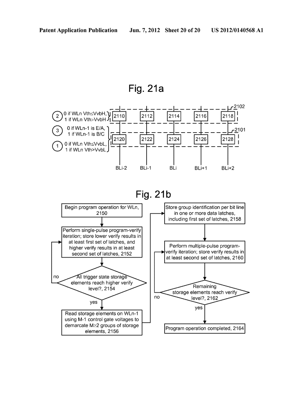 Programming Memory With Reduced Pass Voltage Disturb And Floating     Gate-To-Control Gate Leakage - diagram, schematic, and image 21