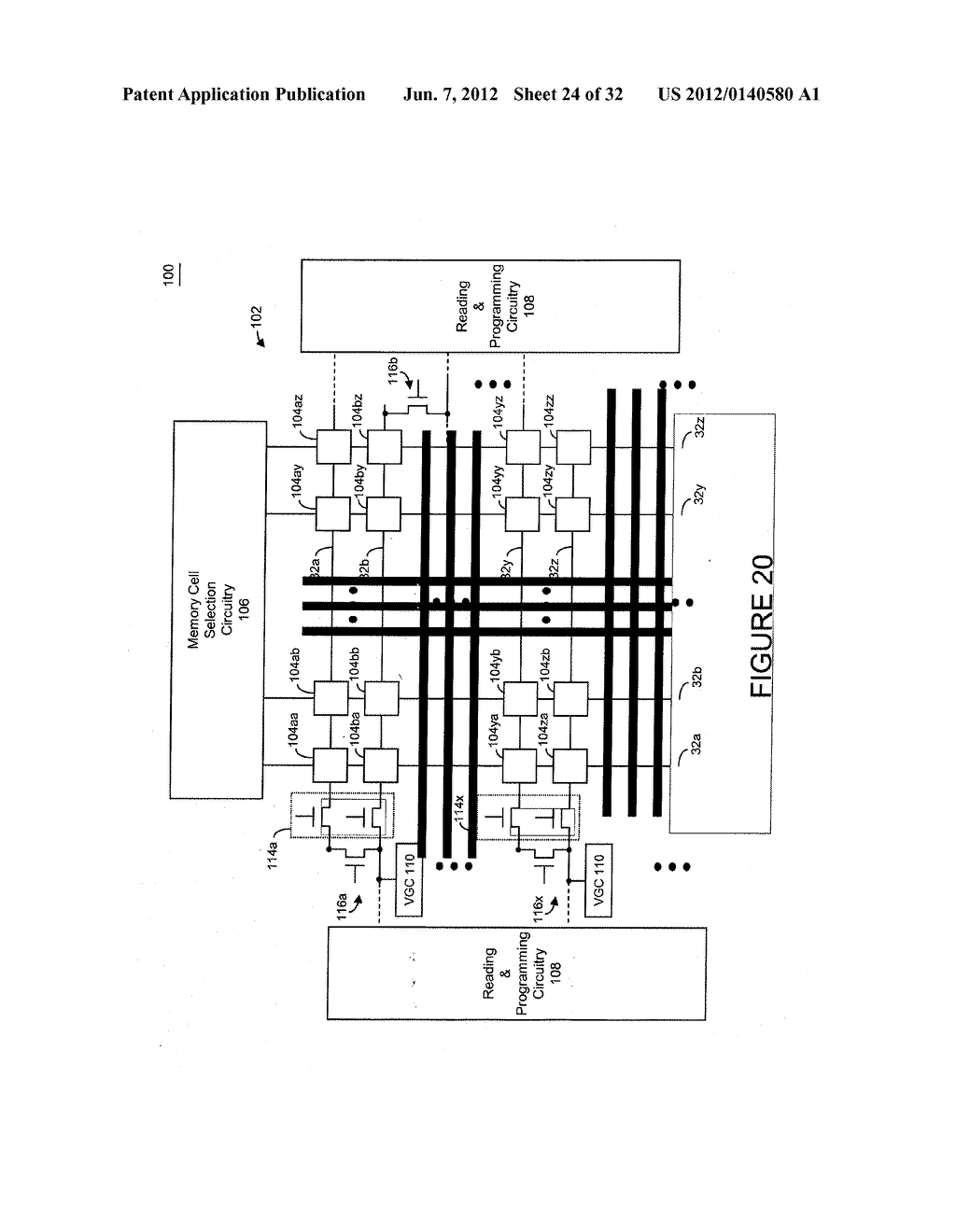 INTEGRATED CIRCUIT HAVING VOLTAGE GENERATION CIRCUITRY FOR MEMORY CELL     ARRAY, AND METHOD OF OPERATING AND/OR CONTROLLING SAME - diagram, schematic, and image 25