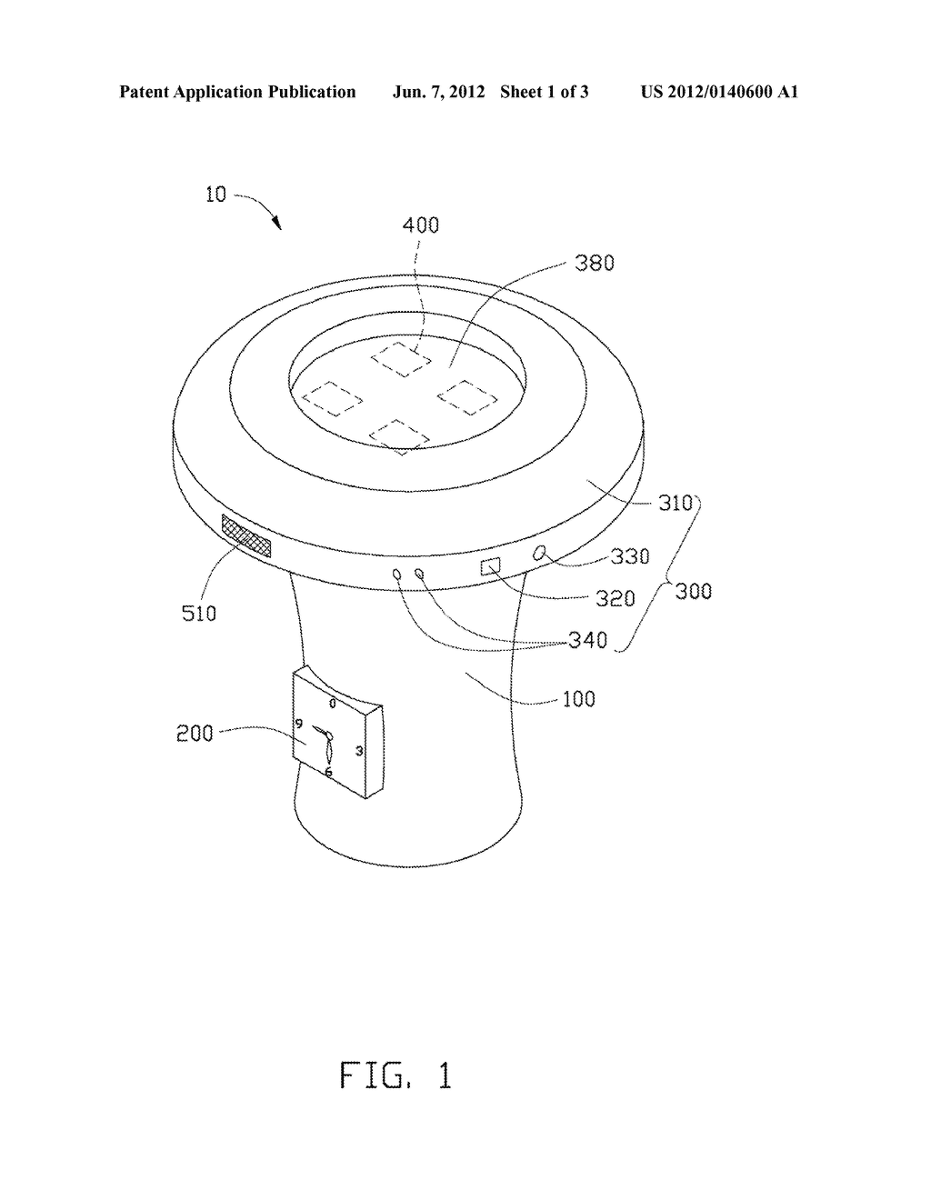 TABLE LAMP WITH ALARM CLOCK - diagram, schematic, and image 02