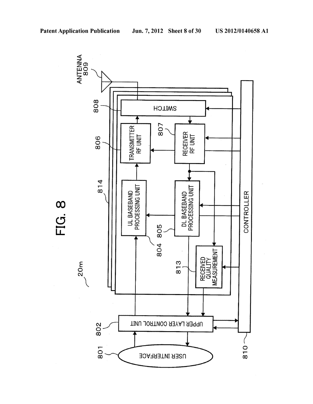 WIRELESS BASE STATION FOR CONTROLLING ANTENNA TRANSMISSION POWER - diagram, schematic, and image 09