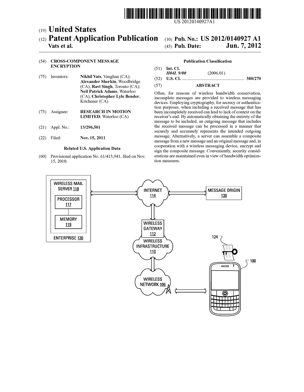 CROSS-COMPONENT MESSAGE ENCRYPTION - diagram, schematic, and image 01