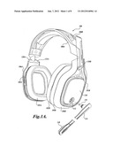 Headset with Noise Plates diagram and image