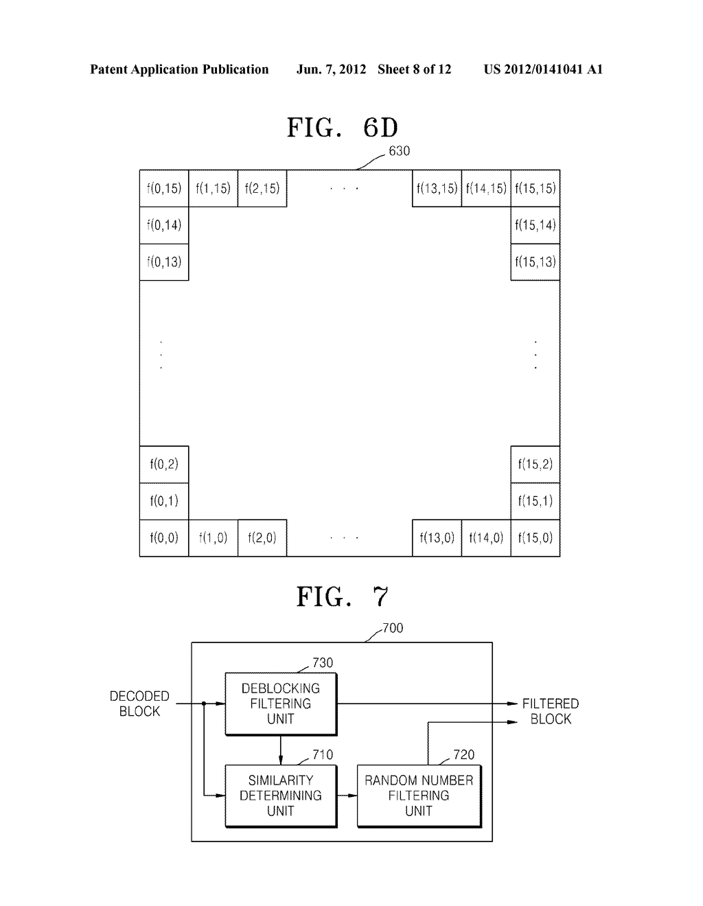 IMAGE FILTERING METHOD USING PSEUDO-RANDOM NUMBER FILTER AND APPARATUS     THEREOF - diagram, schematic, and image 09