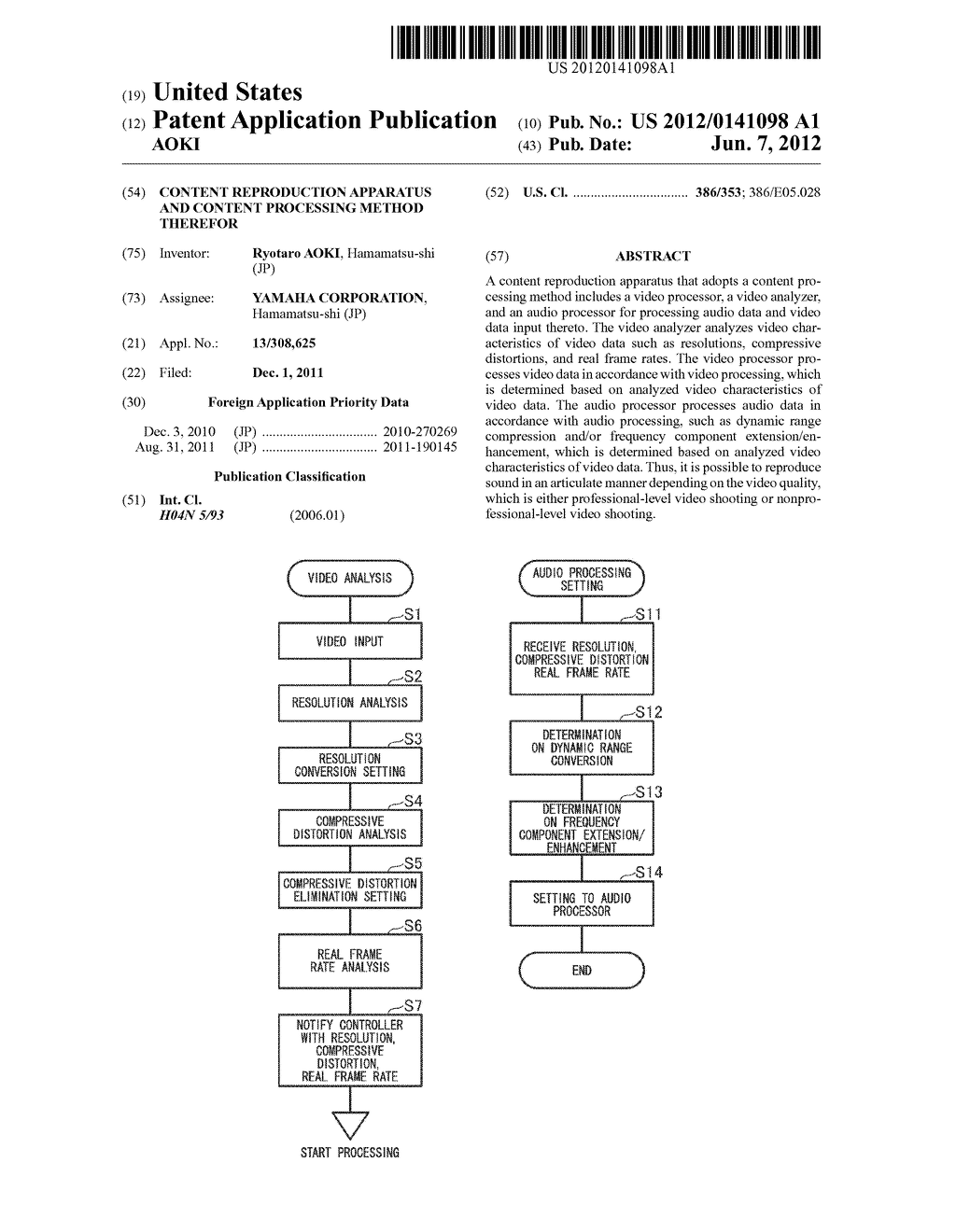 CONTENT REPRODUCTION APPARATUS AND CONTENT PROCESSING METHOD THEREFOR - diagram, schematic, and image 01