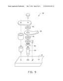 FRICTION MEMBER FOR BRAKE MECHANISM AND CAMERA SHUTTER USING THE SAME diagram and image