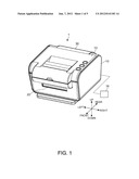 Tape Route Maintaining Mechanism, Tape Cartridge, Tape Printer, And Tape     Route Maintaining Method diagram and image