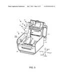 Tape Route Maintaining Mechanism, Tape Cartridge, Tape Printer, And Tape     Route Maintaining Method diagram and image