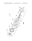 PRINTER WITH PRINTHEAD ASSEMBLY, CLUTCH ASSEMBLY, AND PRINTER RIBBON     TRANSPORT ASSEMBLY diagram and image