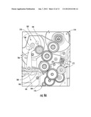 PRINTER WITH PRINTHEAD ASSEMBLY, CLUTCH ASSEMBLY, AND PRINTER RIBBON     TRANSPORT ASSEMBLY diagram and image