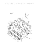 DEVICE FOR ALIGNING AND BINDING SHEETS COMPRISING AN INCLINED SUPPORT     SURFACE diagram and image