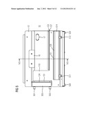 DEVICE FOR ALIGNING AND BINDING SHEETS COMPRISING AN INCLINED SUPPORT     SURFACE diagram and image