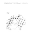 DEVICE FOR ALIGNING AND BINDING SHEETS COMPRISING AN INCLINED SUPPORT     SURFACE diagram and image