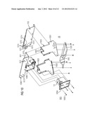 DEVICE FOR ALIGNING AND BINDING SHEETS COMPRISING AN INCLINED SUPPORT     SURFACE diagram and image