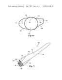 WIND TURBINE ROTOR BLADE ASSEMBLY WITH ROOT CURTAIN diagram and image