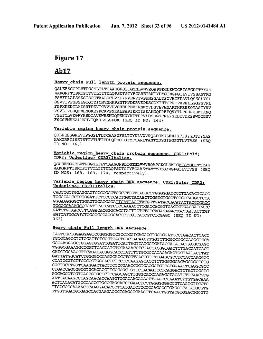 METHODS OF PREVENTING INFLAMMATION AND TREATING PAIN USING ANTI-NGF     COMPOSITIONS - diagram, schematic, and image 34