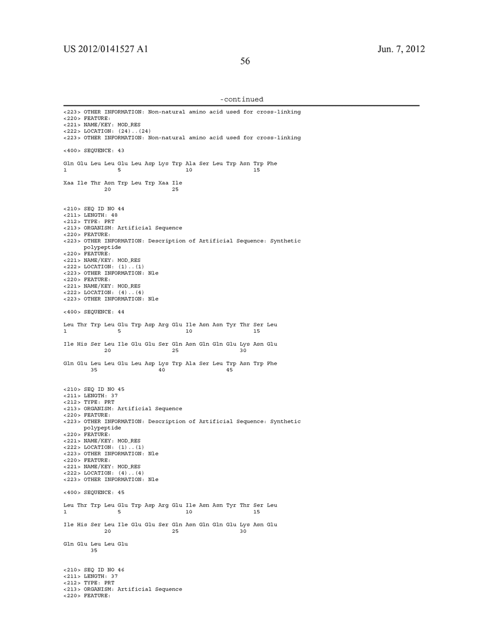 STRUCTURED VIRAL PEPTIDE COMPOSITIONS AND METHODS OF USE - diagram, schematic, and image 105