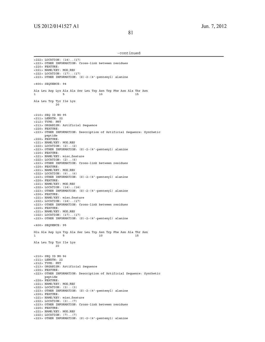 STRUCTURED VIRAL PEPTIDE COMPOSITIONS AND METHODS OF USE - diagram, schematic, and image 130