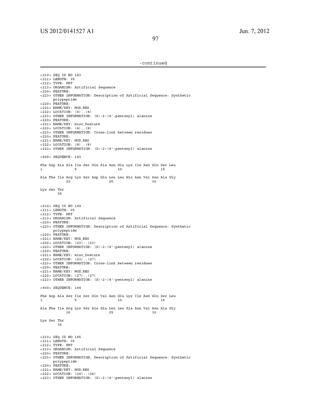 STRUCTURED VIRAL PEPTIDE COMPOSITIONS AND METHODS OF USE - diagram, schematic, and image 146