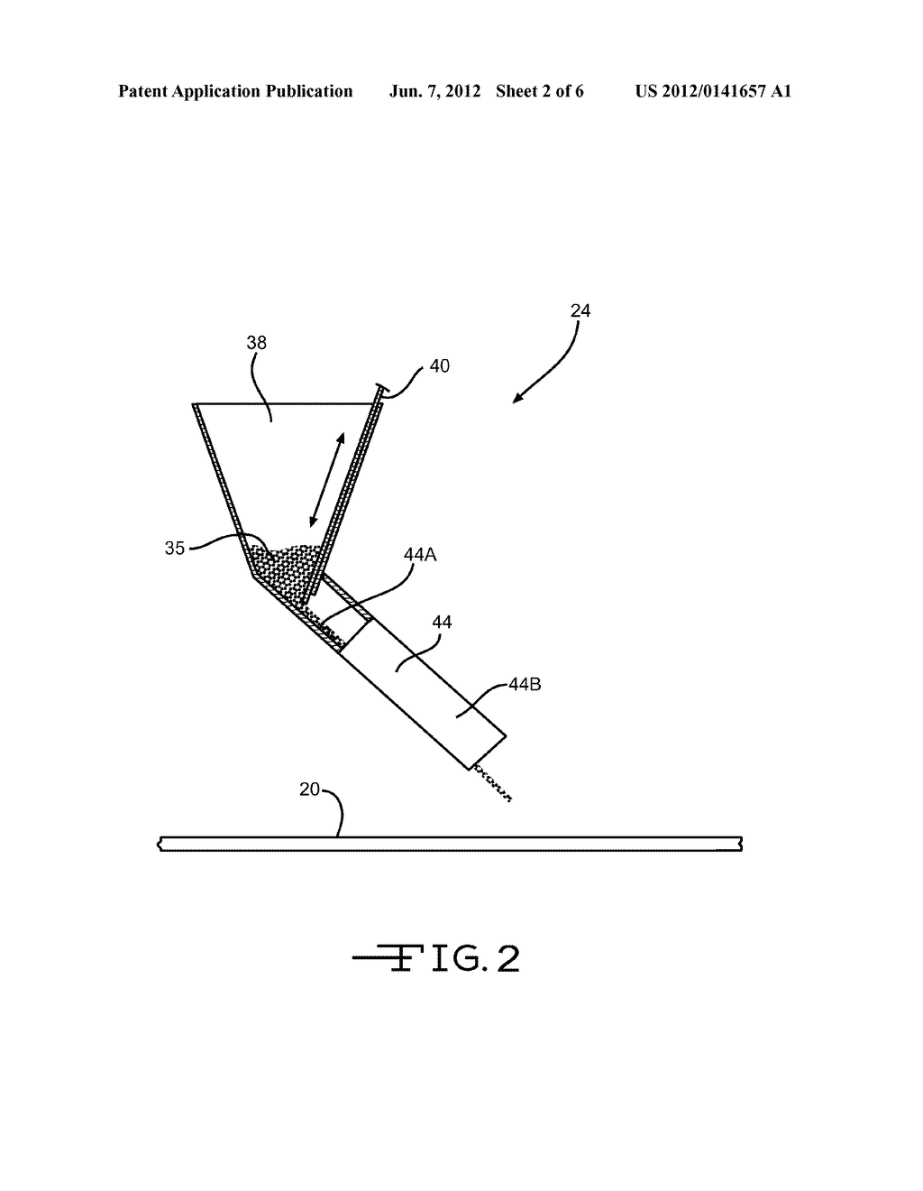 APPARATUS AND METHOD FOR ADJUSTING THE TRACK OF A GRANULE-COATED SHEET - diagram, schematic, and image 03