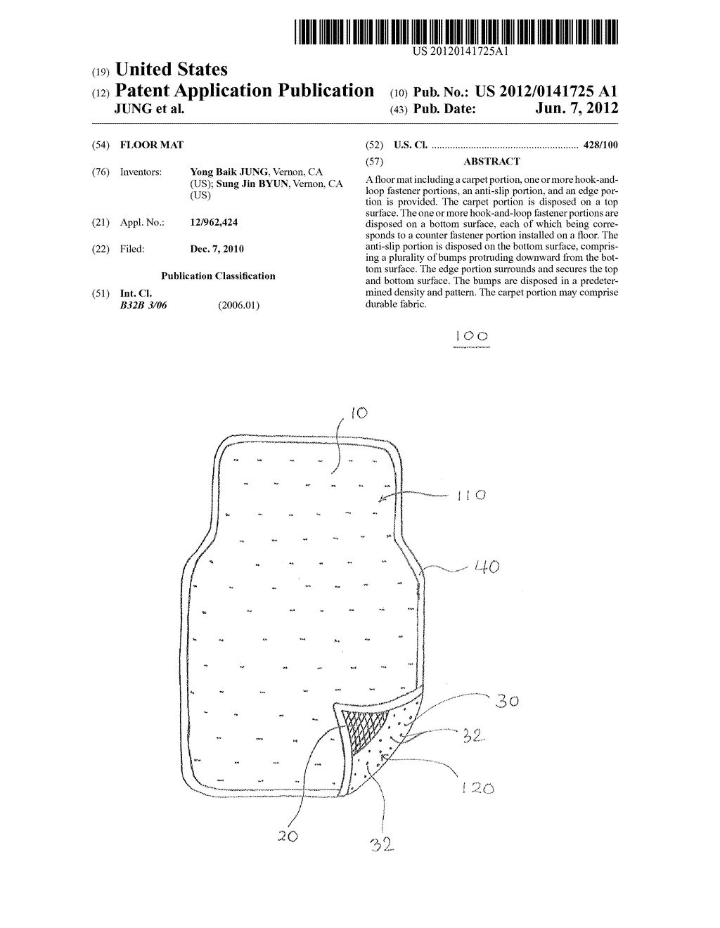 Floor Mat - diagram, schematic, and image 01