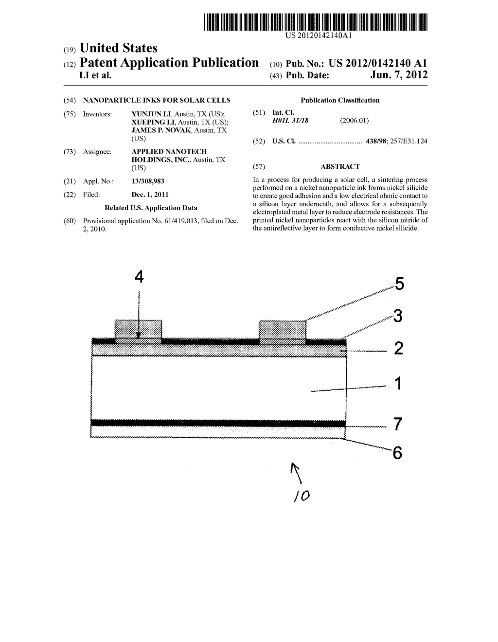 NANOPARTICLE INKS FOR SOLAR CELLS - diagram, schematic, and image 01