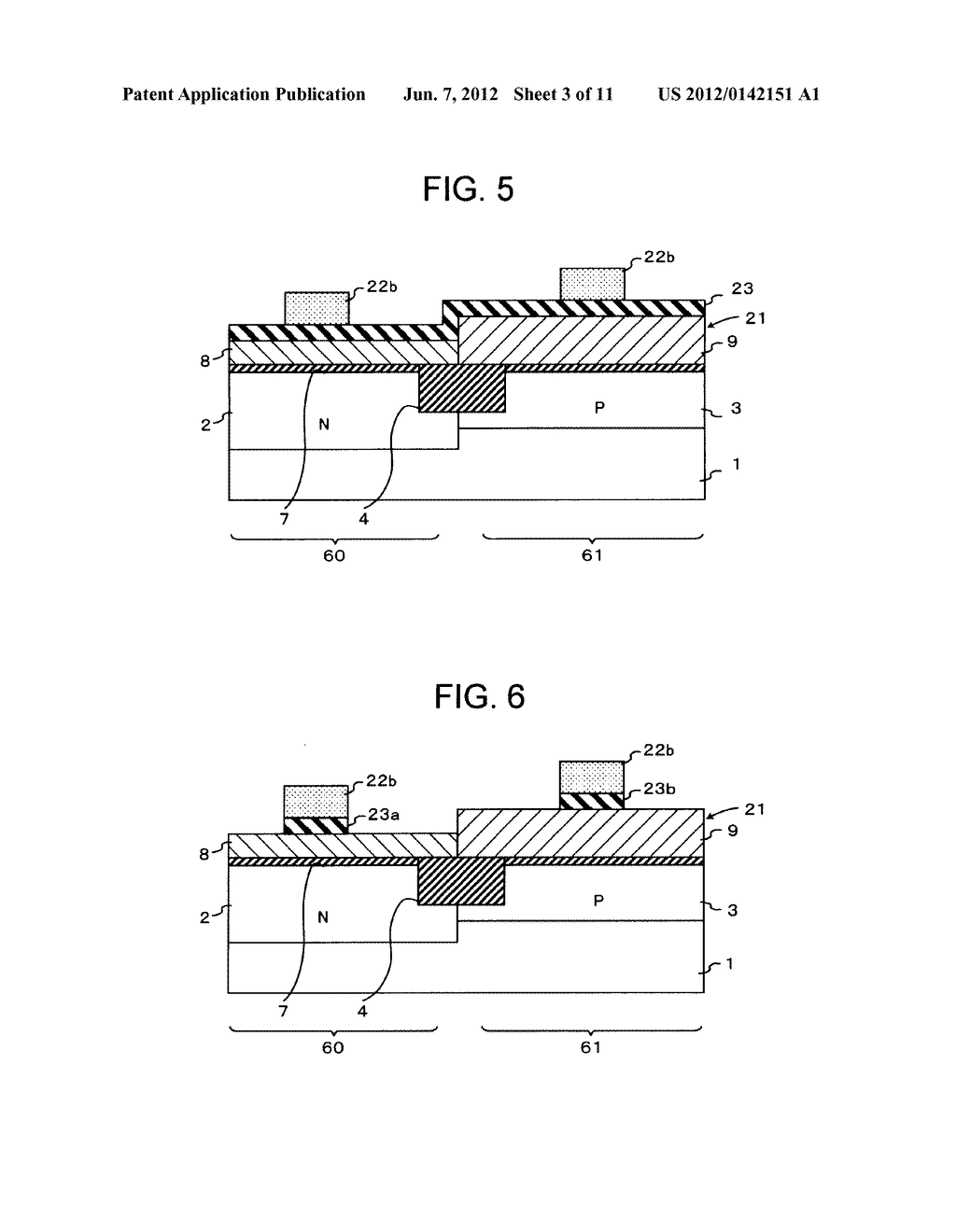 SEMICONDUCTOR DEVICE HAVING INSULATED GATE FIELD EFFECT TRANSISTORS AND     METHOD OF MANUFACTURING THE SAME - diagram, schematic, and image 04