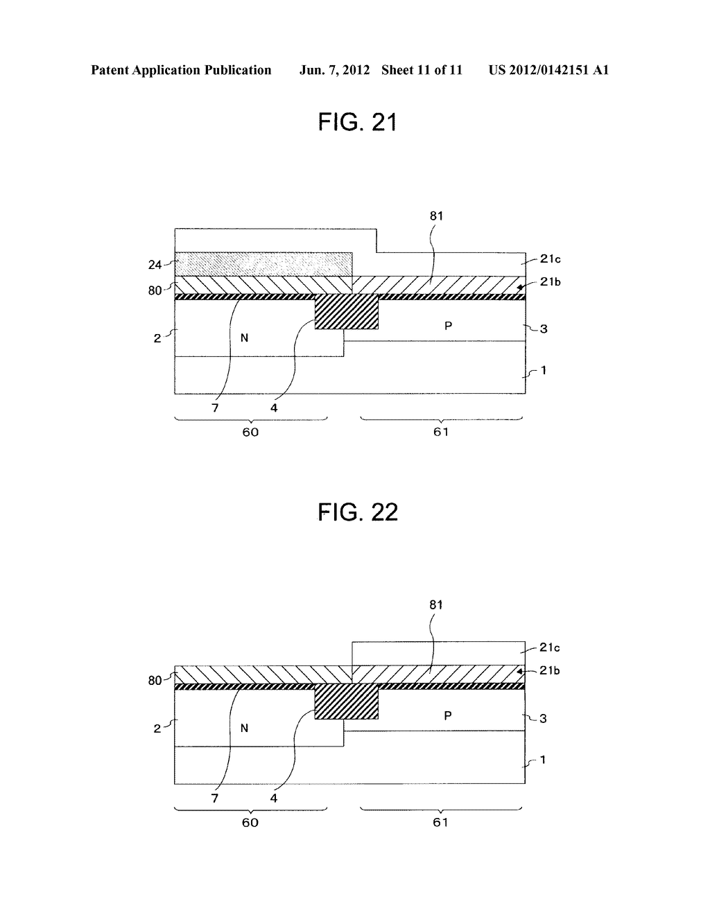 SEMICONDUCTOR DEVICE HAVING INSULATED GATE FIELD EFFECT TRANSISTORS AND     METHOD OF MANUFACTURING THE SAME - diagram, schematic, and image 12