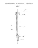 METHOD OF MANUFACTURING CENTER ELECTRODE AND SPARK PLUG diagram and image