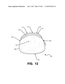 Golf Club Heads or Other Ball Striking Devices Having Distributed Impact     Response diagram and image