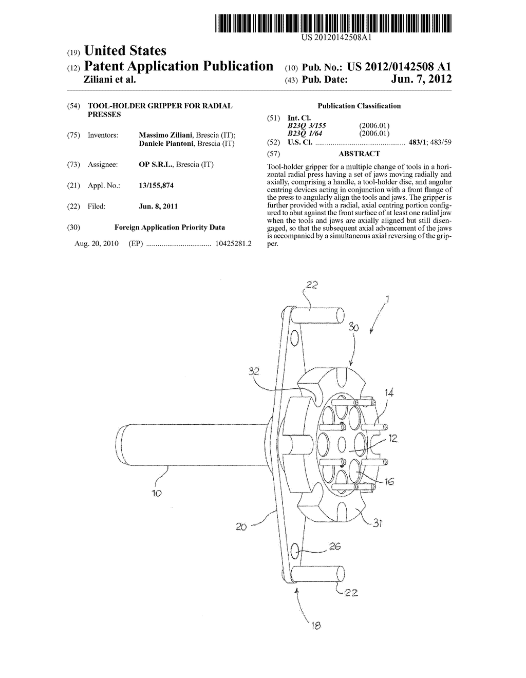 Tool-Holder Gripper for Radial Presses - diagram, schematic, and image 01