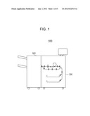 SHEET BUNDLE TREATMENT APPARATUS CONFIGURED TO PERFORM PROCESSES ON CREASE     OF FOLDED SHEET BUNDLE diagram and image