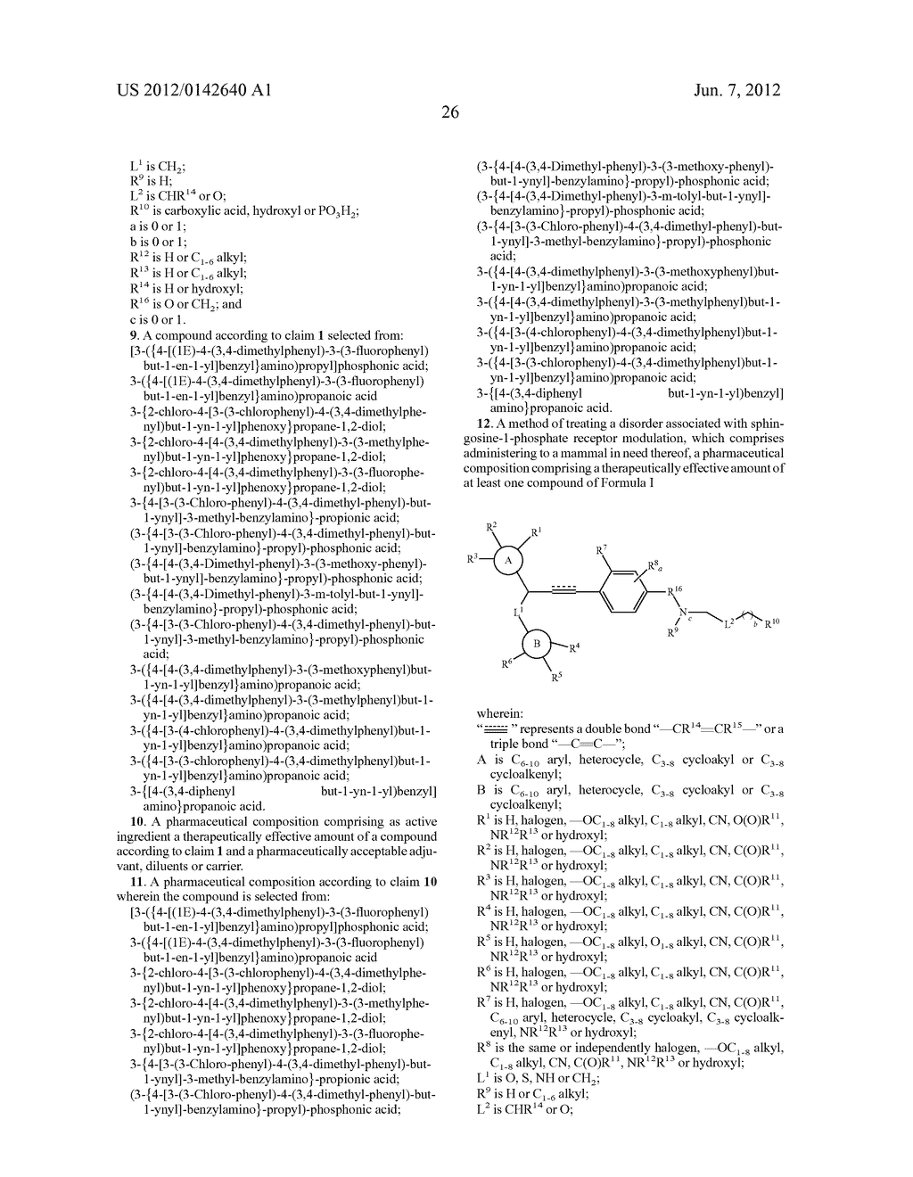 ALKYNE AND ALKENE DERIVATIVES AS SPHINGOSINE 1-PHOSPHATE-1 RECEPTOR     MODULATORS - diagram, schematic, and image 27