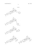 C-28 AMIDES OF MODIFIED C-3 BETULINIC ACID DERIVATIVES AS HIV MATURATION     INHIBITORS diagram and image