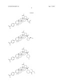 C-28 AMIDES OF MODIFIED C-3 BETULINIC ACID DERIVATIVES AS HIV MATURATION     INHIBITORS diagram and image