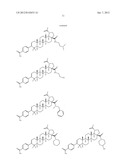 C-28 AMIDES OF MODIFIED C-3 BETULINIC ACID DERIVATIVES AS HIV MATURATION     INHIBITORS diagram and image