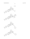 C-28 AMIDES OF MODIFIED C-3 BETULINIC ACID DERIVATIVES AS HIV MATURATION     INHIBITORS diagram and image