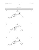 C-28 AMIDES OF MODIFIED C-3 BETULINIC ACID DERIVATIVES AS HIV MATURATION     INHIBITORS diagram and image