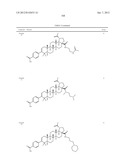 C-28 AMIDES OF MODIFIED C-3 BETULINIC ACID DERIVATIVES AS HIV MATURATION     INHIBITORS diagram and image